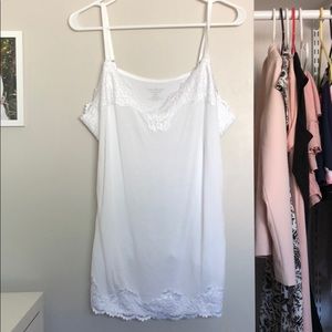 ⚫️ White Lace Tank Top